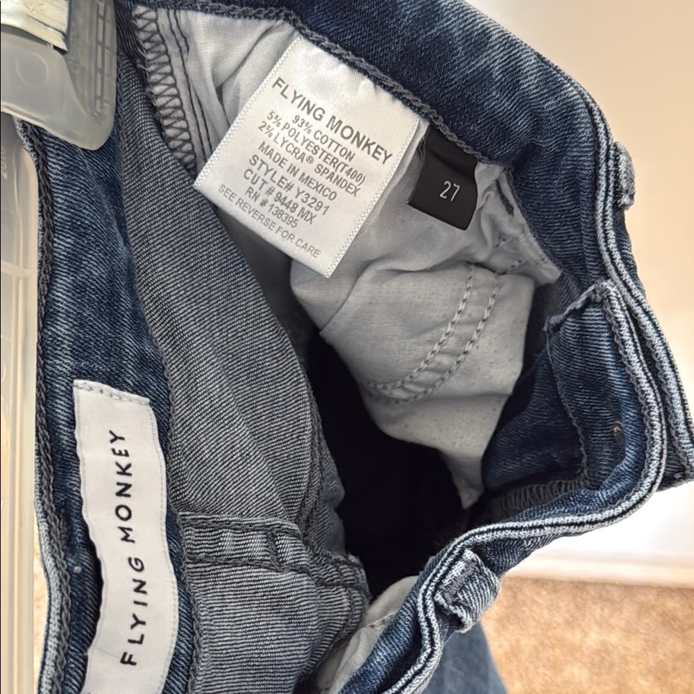 Flying Monkey Blue Skinny Jeans Versatile Everyday Wear - Picture 3 of 3